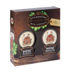 GIFT PACK: ORIGINAL PIVNI - CZECH BEER SHAMPOO + SHOWER GEL 2 x 300 ml