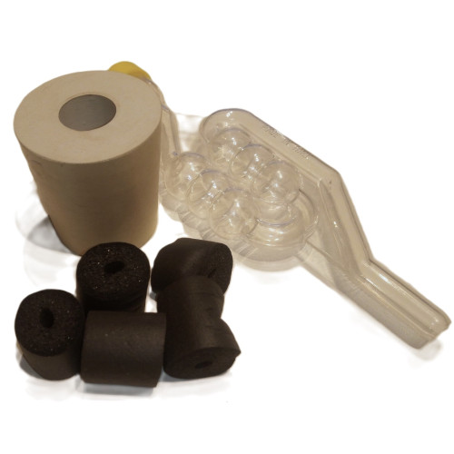 Комплект - ферментационен клапан и тапа - за туба от минерална вода 10 - 11 литра Комплект - ферментационен клапан и тапа - за туба от минерална вода 10 - 11 литра