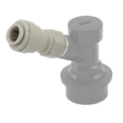 Бърза Връзка за Маркуч 3/8 (9,5 mm OD) към Конектор за канта  - резба 7/16-20 UNF (1/4 MFL)