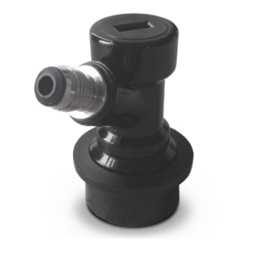 КОНЕКТОР ЗА КАНТА BALL LOCK ЧЕРЕН (ТЕЧНОСТ) 7/16-20 UNF