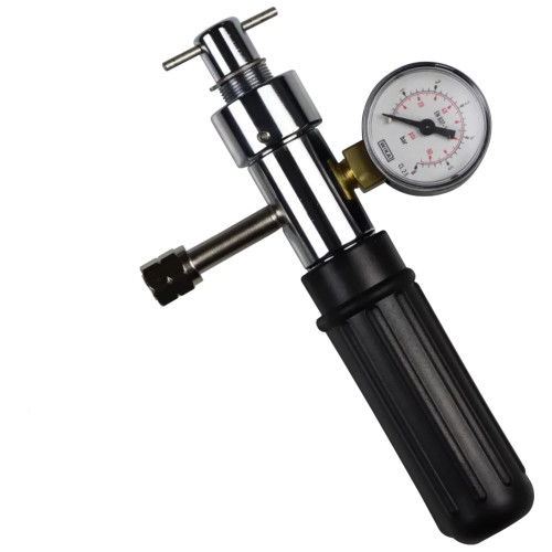 KEG-CEOMAT регулатор за налягане CO2 за капсули 16g - щуцер 4мм,  БЕЗ манометър KEG-CEOMAT регулатор за налягане CO2 за капсули 16g - щуцер 4мм,  БЕЗ манометър