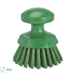 Професионална Четка за Трудни за Почистване Повърхности, Кръгла - 110 мм, Твърда, FDA
