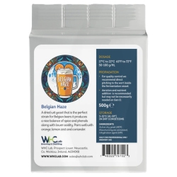 Dry Active Yeast WHC Lab Belgian Haze (500 g) Dry Active Yeast WHC Lab Belgian Haze (500 g)