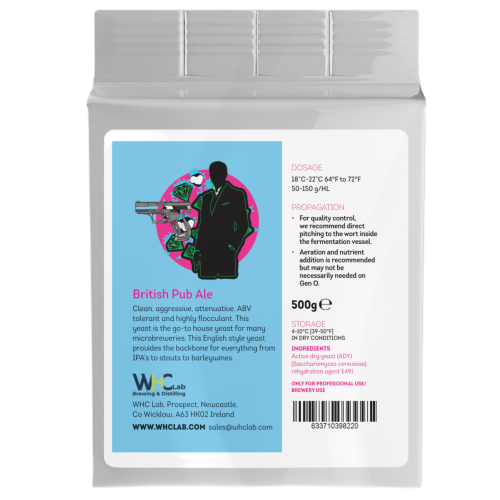 Пивоварни Дрожди WHC Lab British Pub Ale (500 g) Пивоварни Дрожди WHC Lab British Pub Ale (500 g)
