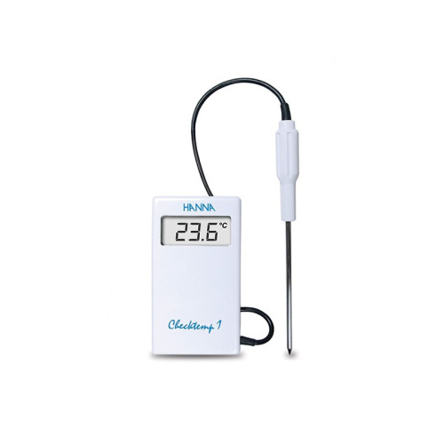 Дигитален Водоустойчив (IP65) Прецизен Термометър CHECKTEMP®1 с неръждаем сензор и силиконов кабел - 1 м Дигитален Водоустойчив (IP65) Прецизен Термометър CHECKTEMP®1 с неръждаем сензор и силиконов кабел - 1 м